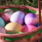 colored eggs